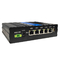 Schwarzer stabiler Schienen-WiFi-Router RS232 RS485 des Lärm-4G mit USB-Porten
