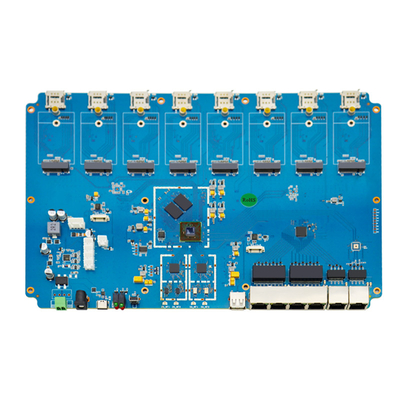 X8-Gateway-WLAN-Router-Leiterplatte, 8 SIM-Kartensteckplatz-Router-Controller PCBA